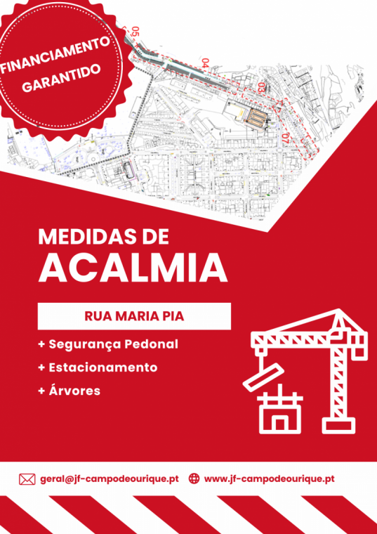 Medidas de Acalmia - Rua Maria Pia